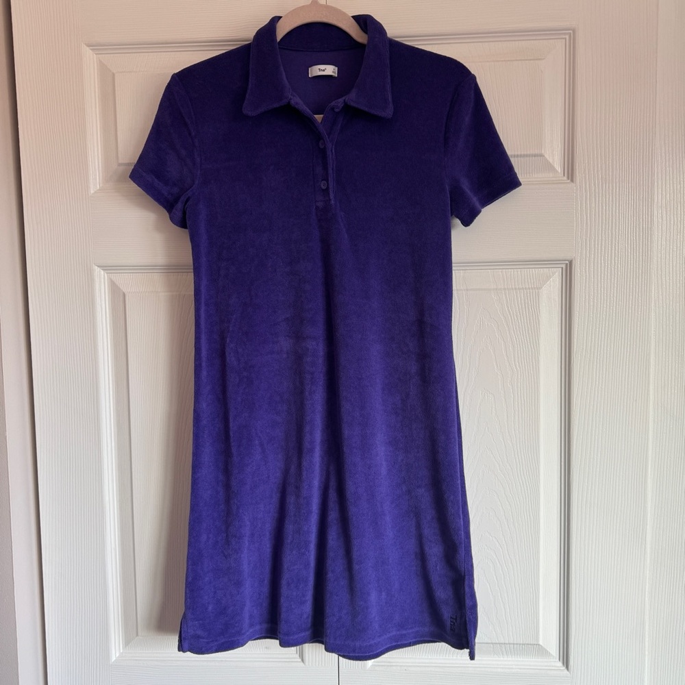TNA Deep Purple Mini Polo Dress